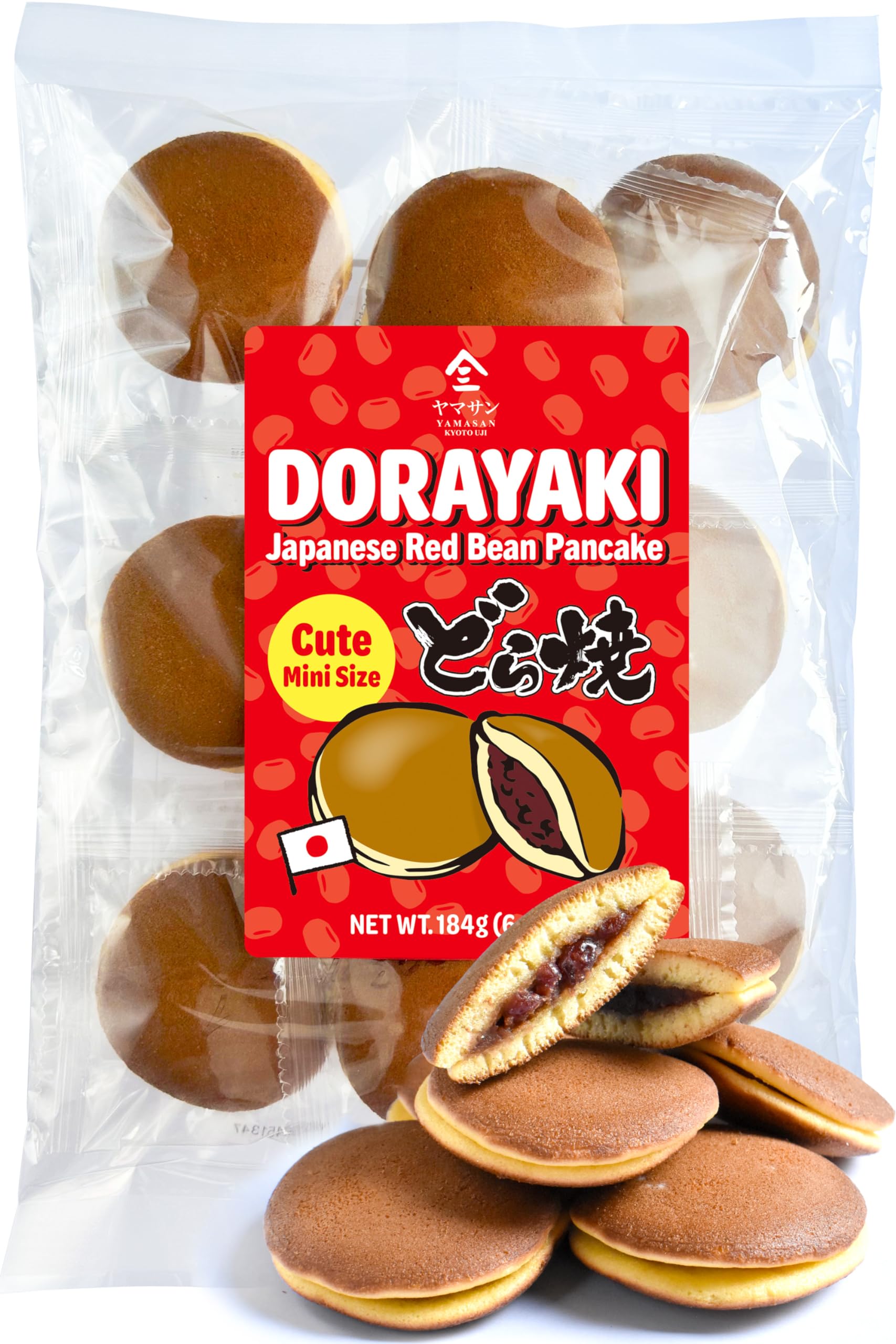 Amazon.com: YAMASAN KYOTO UJI Dorayaki Japanese Red Bean Pancake
